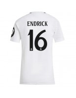 Real Madrid Endrick #16 Hjemmedrakt Dame 2024-25 Korte ermer